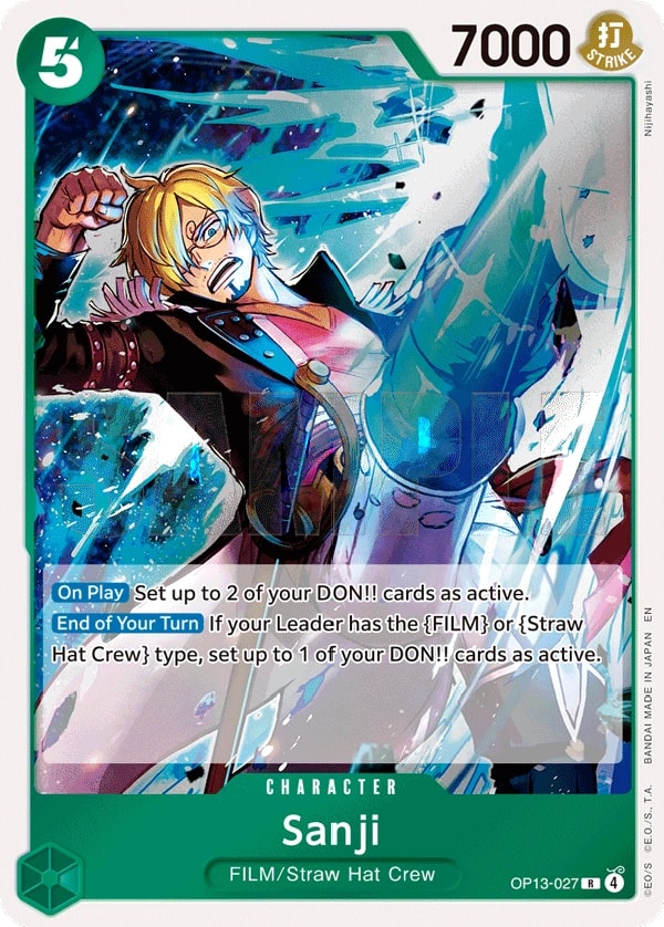 Sanji OP13-027 One Piece card