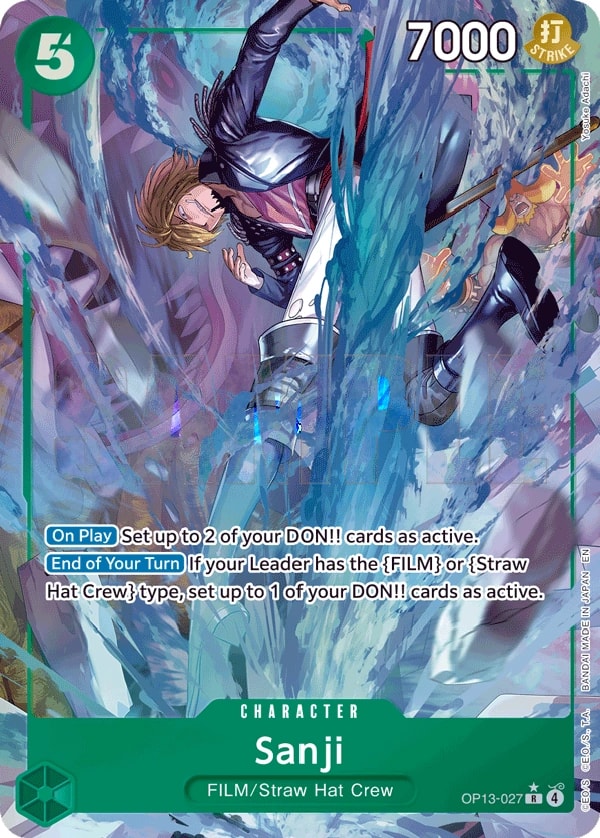Sanji (027) (Alternate Art) One Piece card