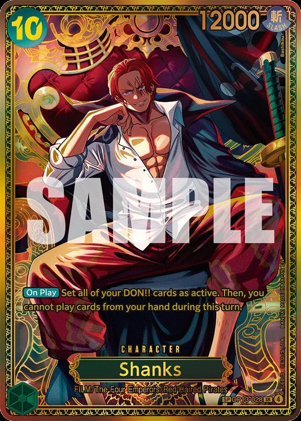 Shanks (028) (OP13-028) One Piece card