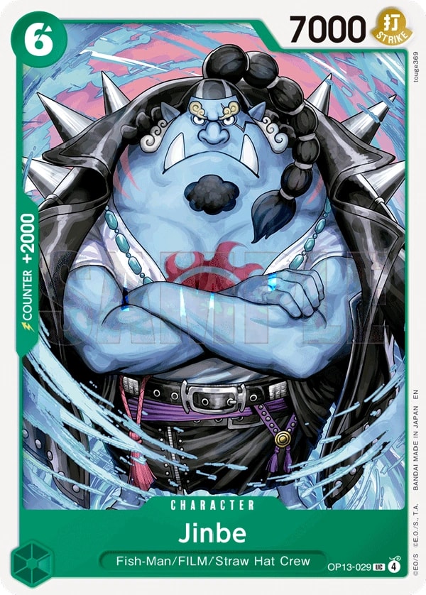 Jinbe OP13-029 One Piece card
