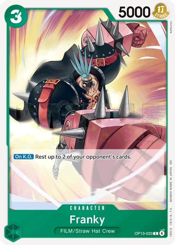 Franky OP13-033 One Piece card