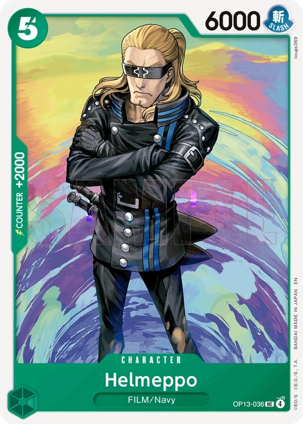 Helmeppo OP13-036 One Piece card