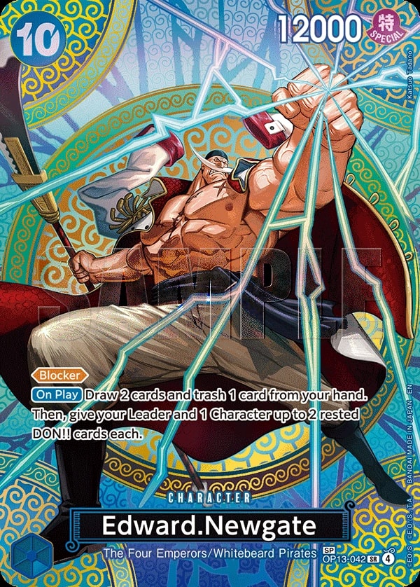 Edward.Newgate (042) (SP) One Piece card