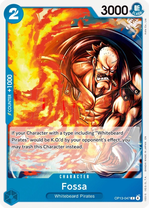 Fossa OP13-047 One Piece card