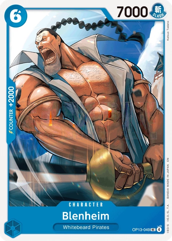 Blenheim OP13-049 One Piece card