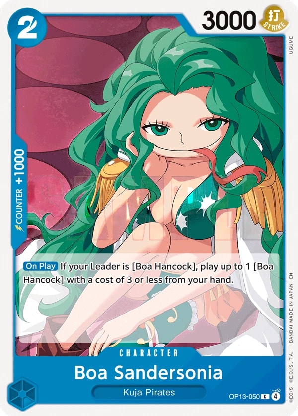 Boa Sandersonia OP13-050 One Piece card