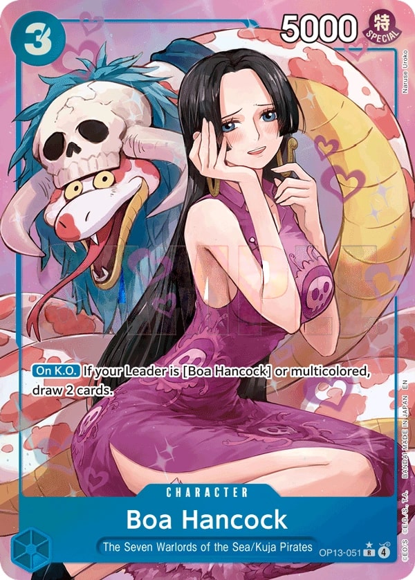 Boa Hancock (051) (Alternate Art) One Piece card