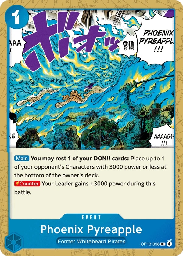Phoenix Pyreapple OP13-058 One Piece card
