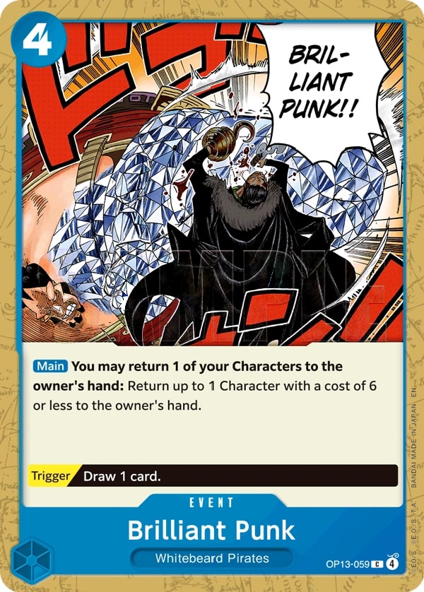 Brilliant Punk OP13-059 One Piece card