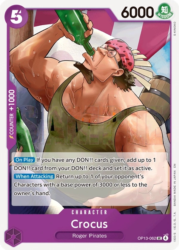 Crocus OP13-062 One Piece card