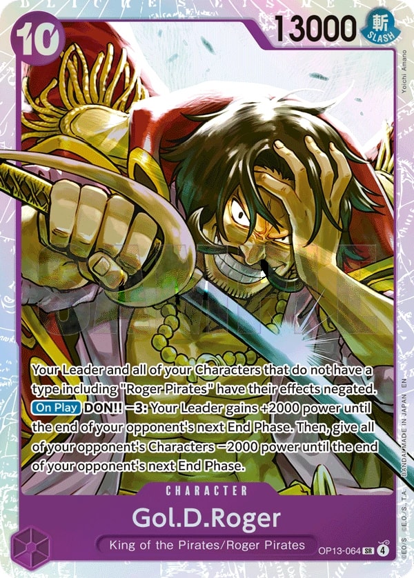 Gol.D.Roger OP13-064 One Piece card