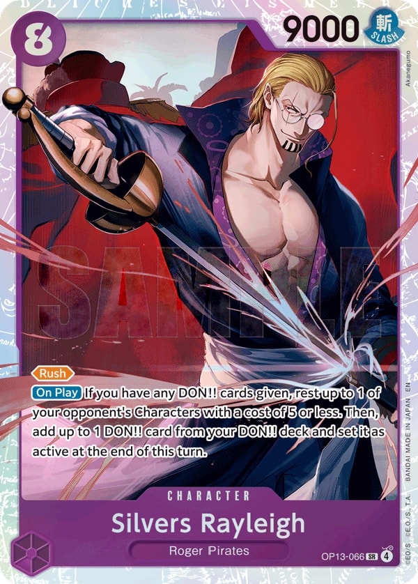 Silvers Rayleigh OP13-066 One Piece card