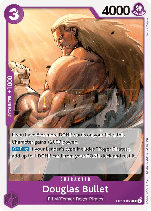 Douglas Bullet OP13-068 One Piece card