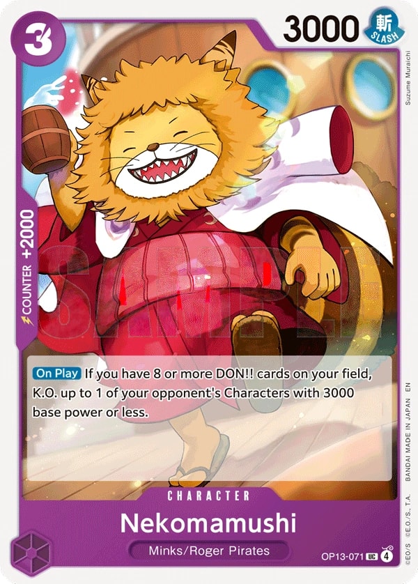 Nekomamushi OP13-071 One Piece card