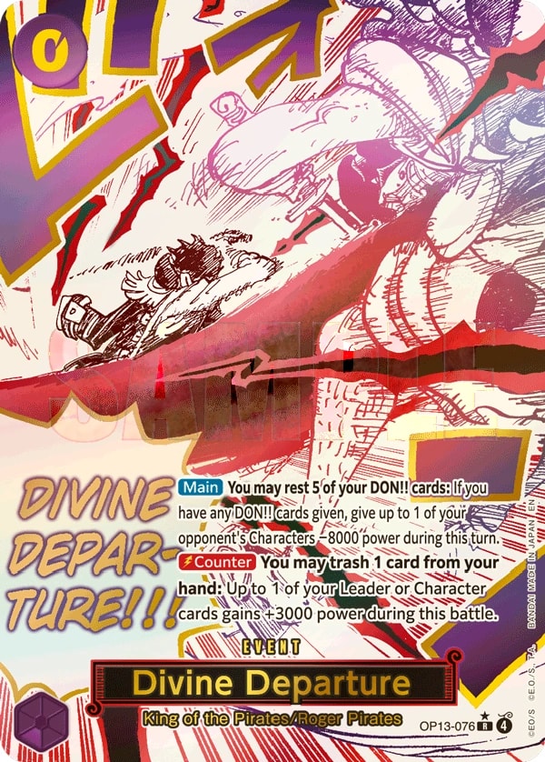 Divine Departure (076) (Alternate Art) One Piece card