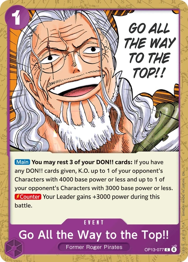 Go All the Way to the Top!! OP13-077 One Piece card