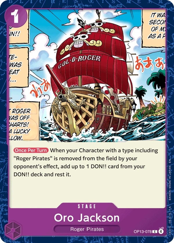 Oro Jackson OP13-078 One Piece card