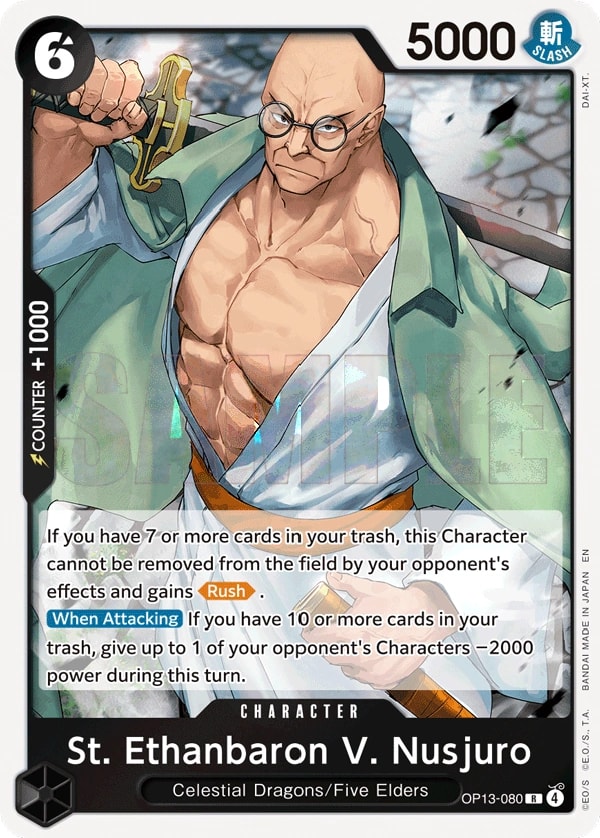 St. Ethanbaron V. Nusjuro OP13-080 One Piece card