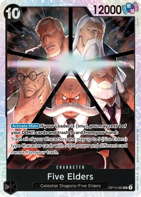 Five Elders OP13-082 One Piece card