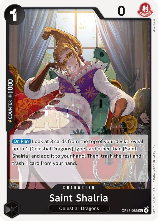 Saint Shalria OP13-086 One Piece card