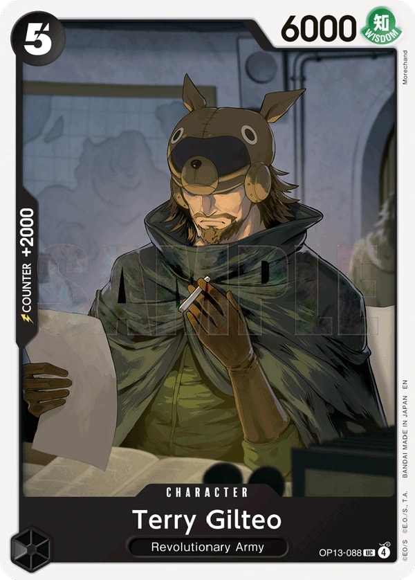 Terry Gilteo OP13-088 One Piece card