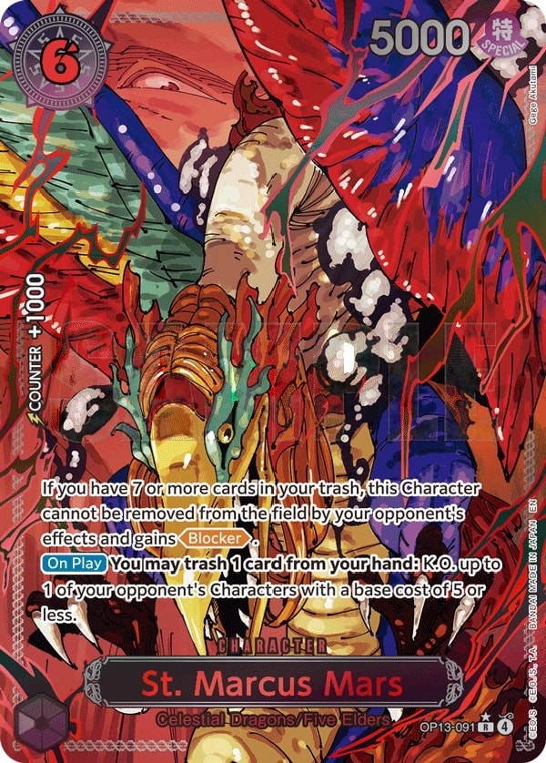 St. Marcus Mars (091) (Parallel) One Piece card
