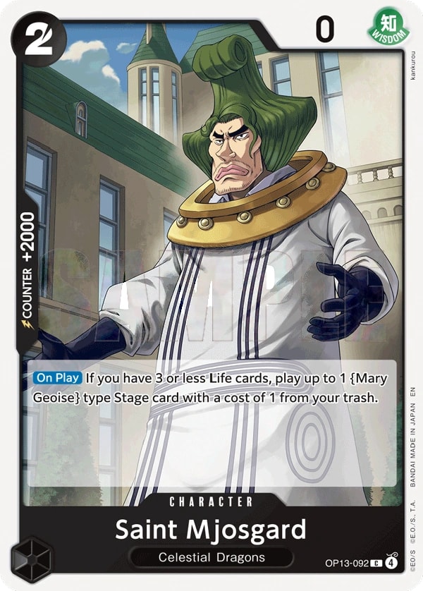 Saint Mjosgard OP13-092 One Piece card