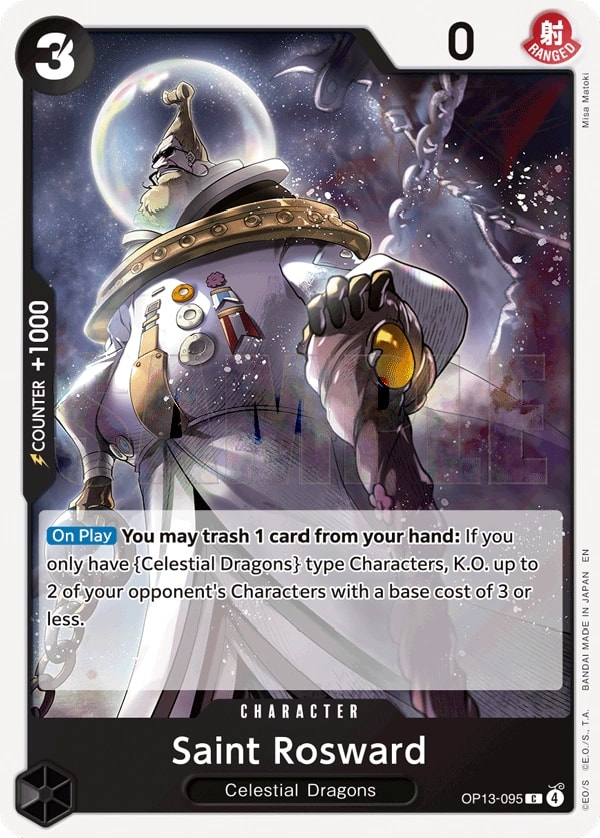 Saint Rosward OP13-095 One Piece card