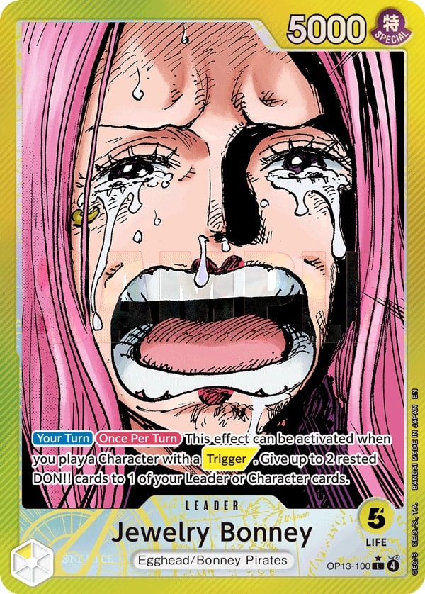 Jewelry Bonney (100) (Alternate Art) One Piece card