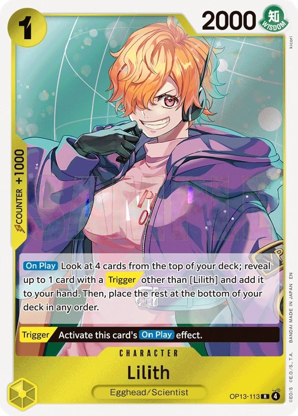 Lilith OP13-113 One Piece card