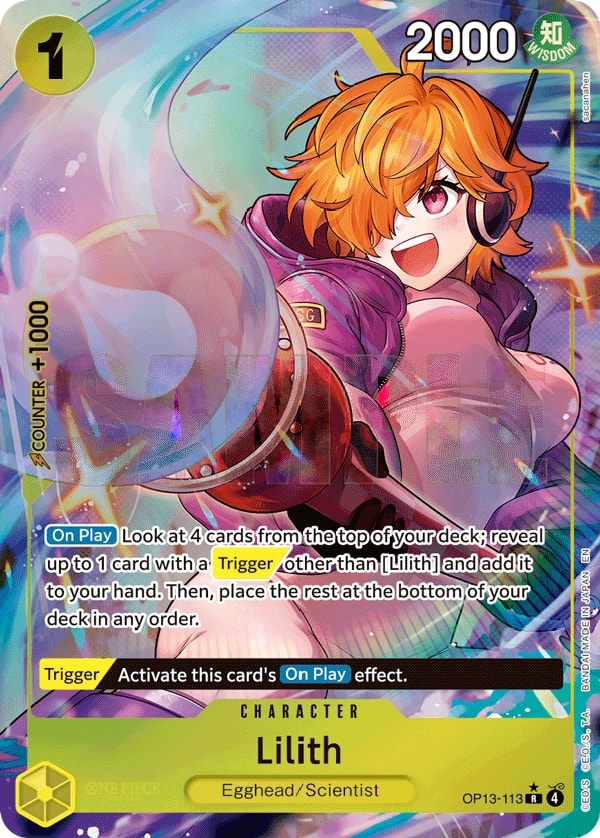 Lilith (113) (Alternate Art) One Piece card