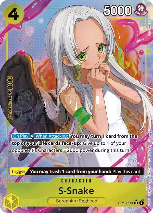 S-Snake (114) (Alternate Art) One Piece card