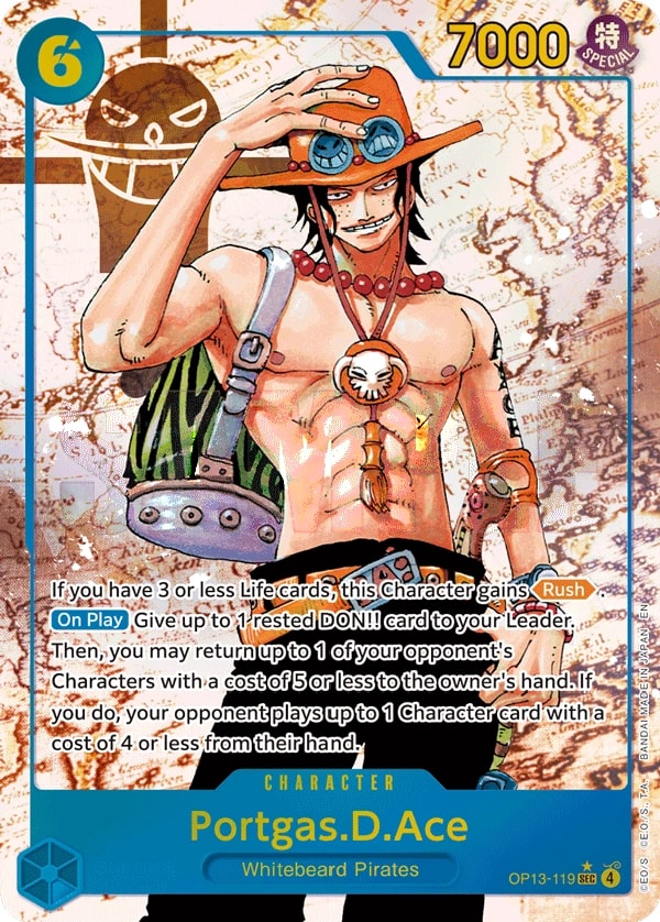 Portgas.D.Ace (119) (Parallel) One Piece card