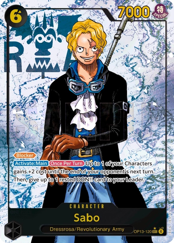 Sabo (120) (Parallel) One Piece card