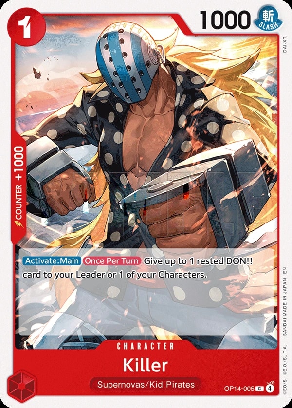 Killer (OP14-005) — Common One Piece card