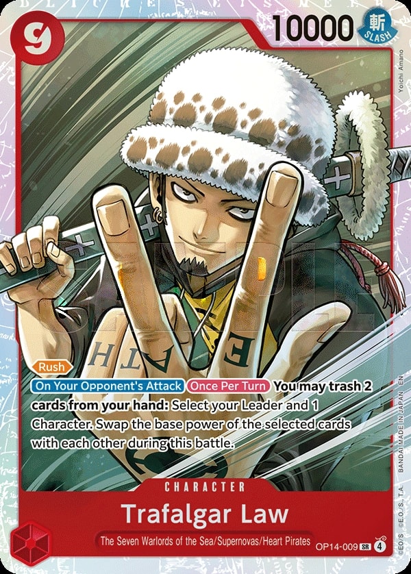 Trafalgar Law - OP14-009 OP14-009 One Piece card