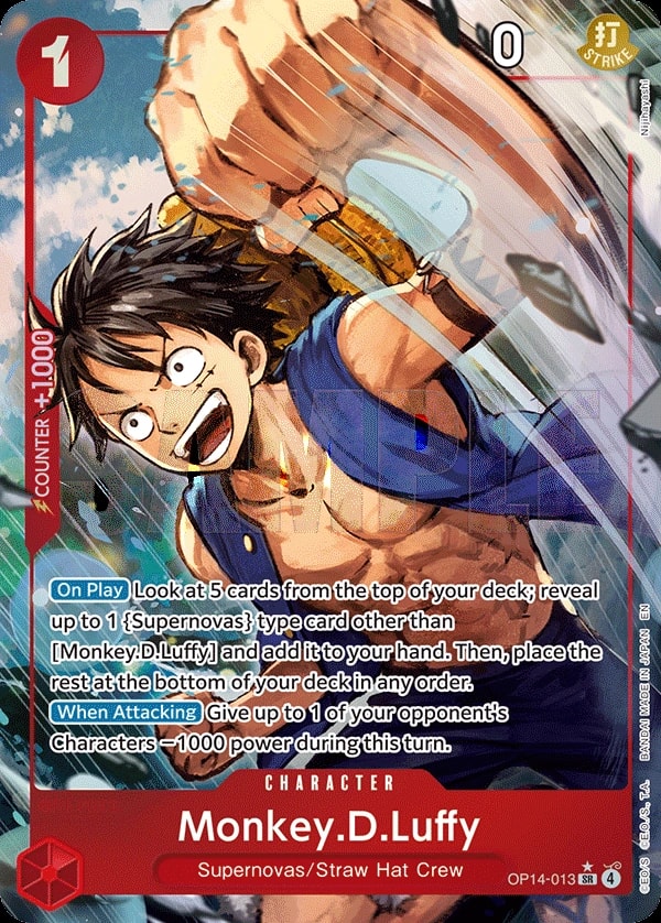 Monkey.D.Luffy - OP14-013 (013) (Alternate Art) One Piece card