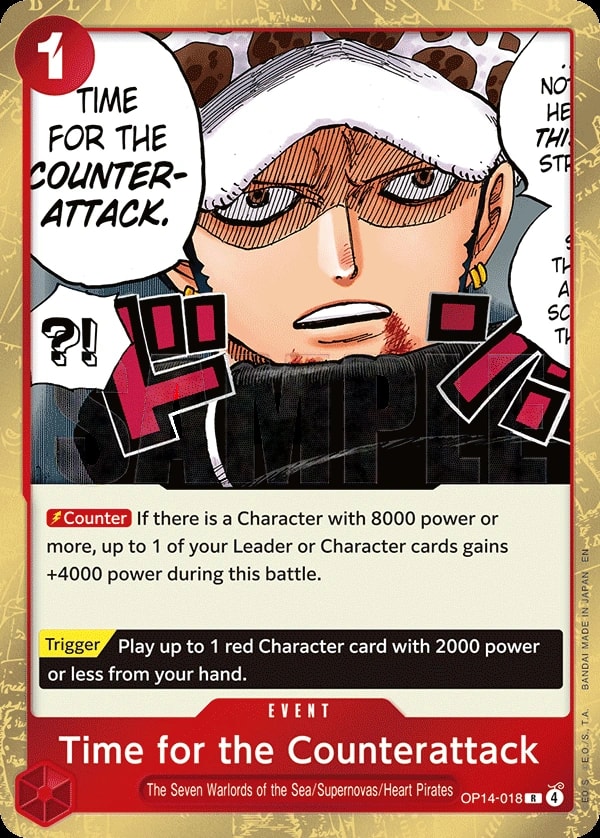 Time for the Counterattack (OP14-018) — Rare One Piece card
