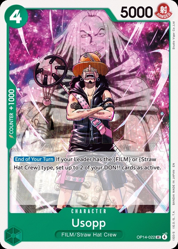 Usopp (OP14-022) — Uncommon One Piece card