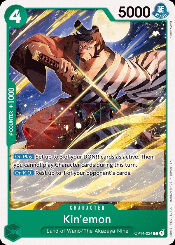 Kin'emon (OP14-024) — Common One Piece card