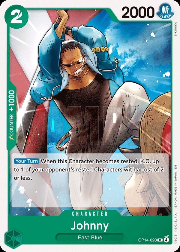 Johnny (OP14-028) — Common One Piece card