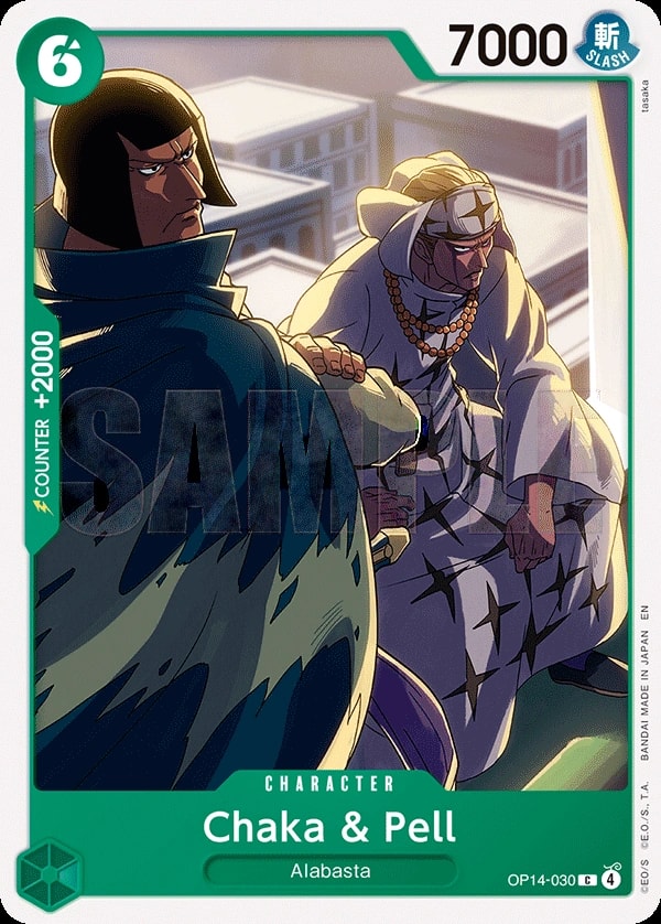 Chaka & Pell - OP14-030 (OP14-030) — Common One Piece card