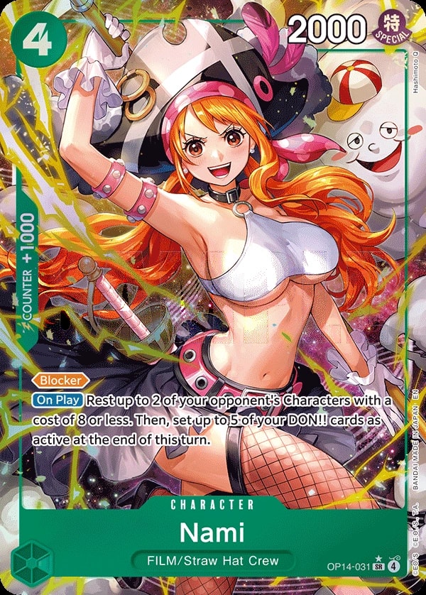 Nami (031) (Alternate Art) One Piece card
