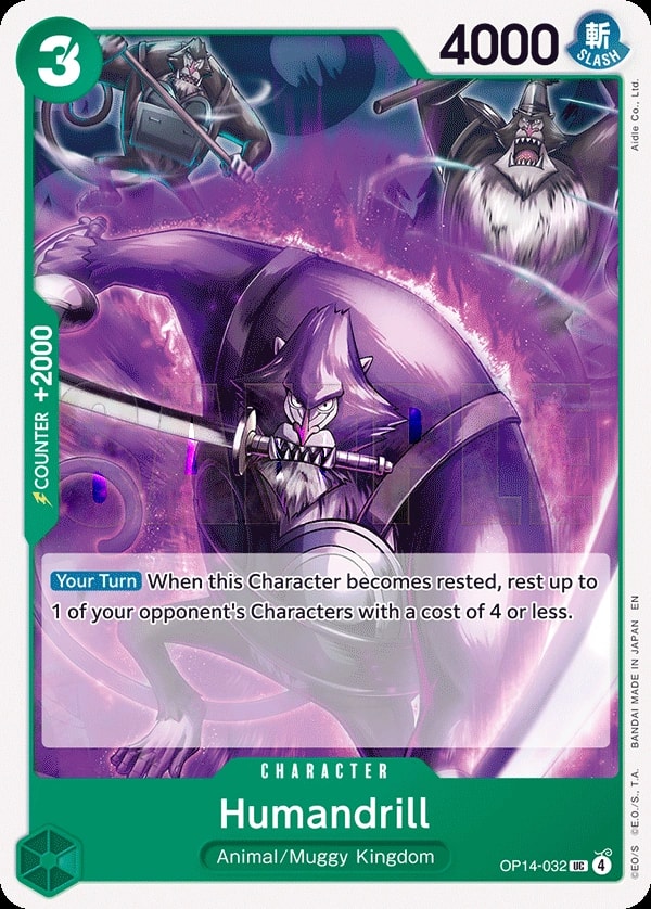 Humandrill (OP14-032) — Uncommon One Piece card