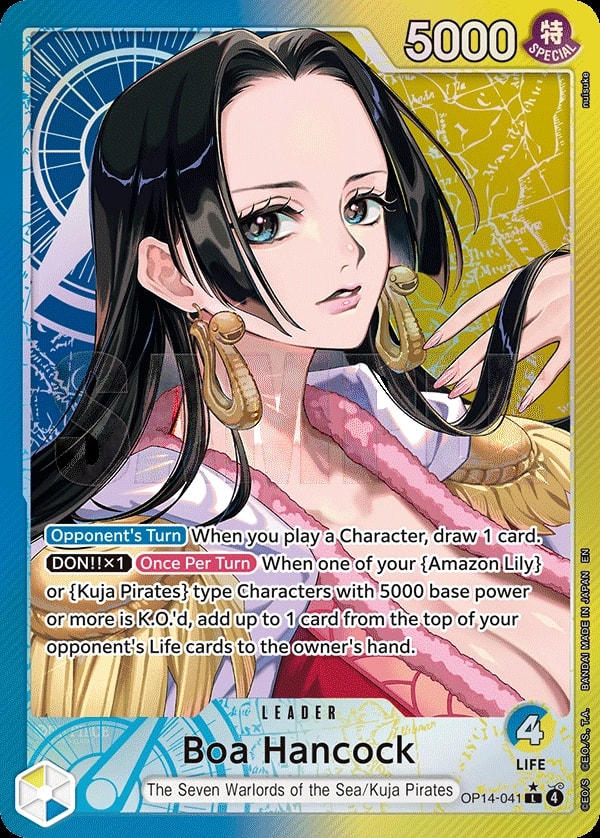 Boa Hancock - OP14-041 (041) (Alternate Art) One Piece card