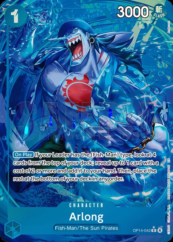 Arlong (042) (Alternate Art) One Piece card