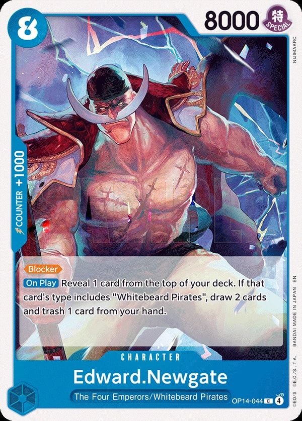 Edward.Newgate (OP14-044) — Common One Piece card