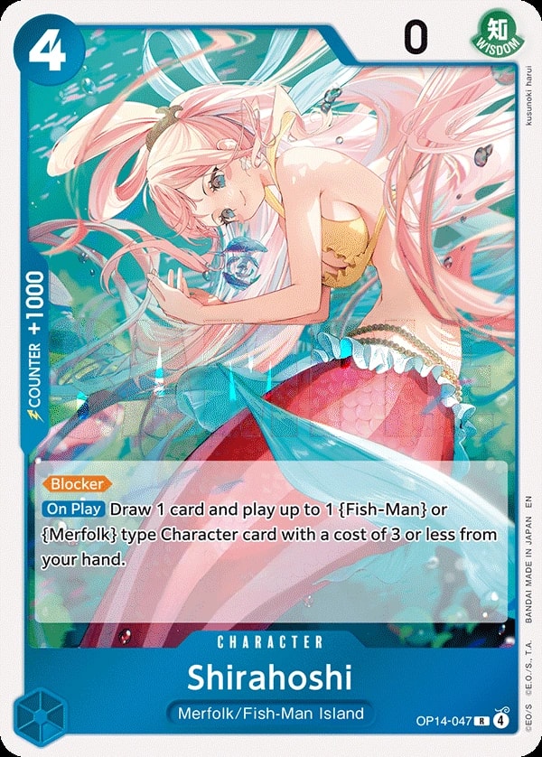 Shirahoshi (OP14-047) — Rare One Piece card