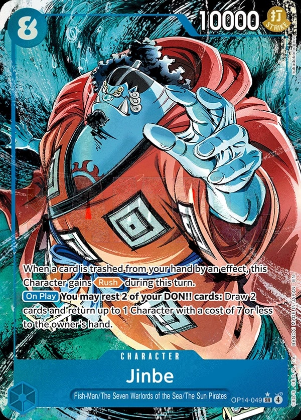 Jinbe - OP14-049 (049) (Alternate Art) One Piece card