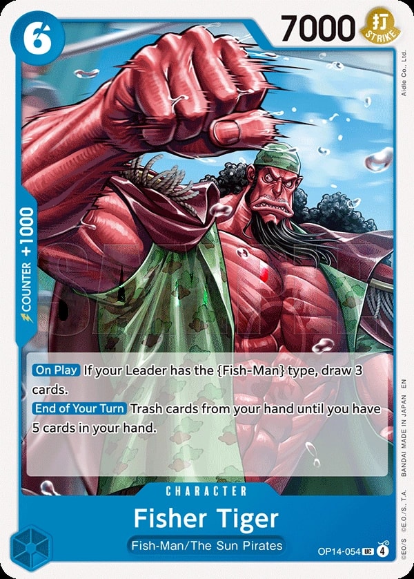 Fisher Tiger (OP14-054) — Uncommon One Piece card